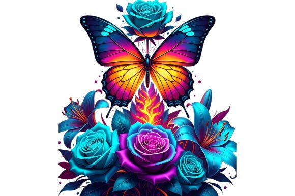 Download Colorful Rose Bouquet Illustration - Bouquet Collection