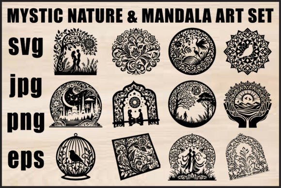Download Mystic Nature Mandala Bundle - Nature Collection