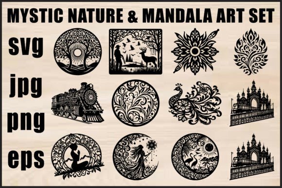 Download Mystic Nature Mandala Bundle - Nature Collection