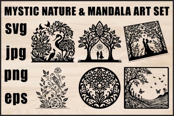 Download Mystic Nature Mandala Bundle - Nature Collection